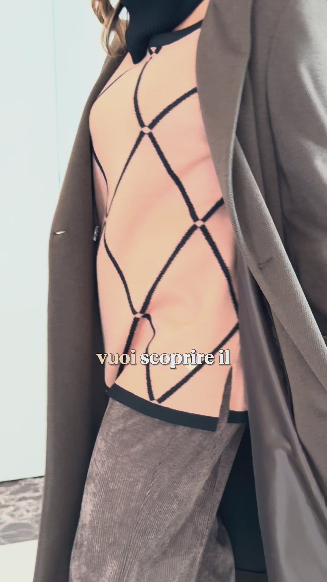 Cappotto lungo con tasche