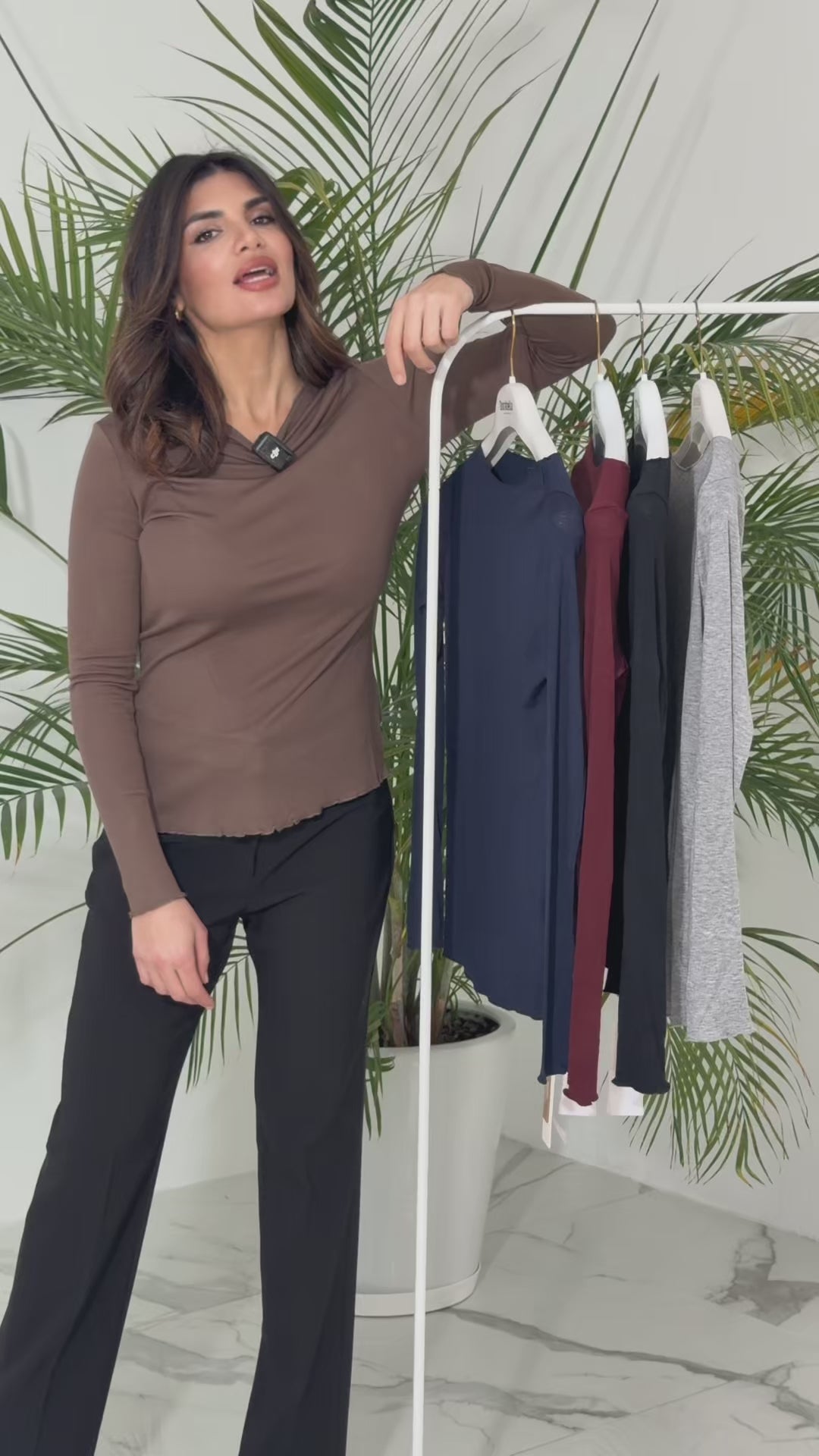 Pantalone flare con bustino elastico - Comfy®