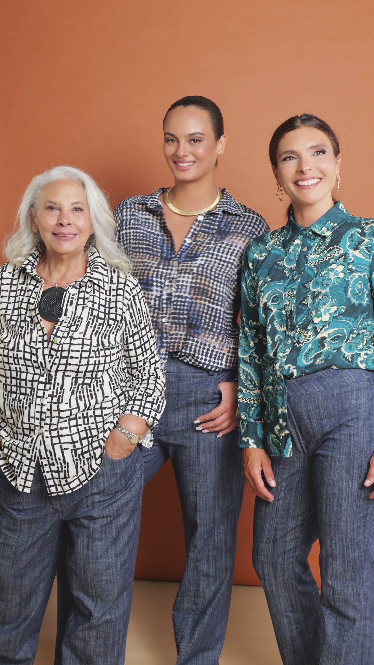 Camicia stampa fantasia