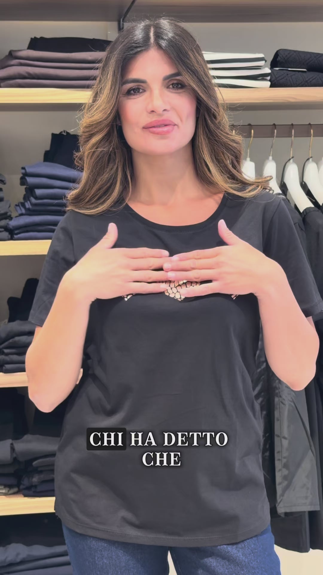 T-Shirt Stampa Cuori