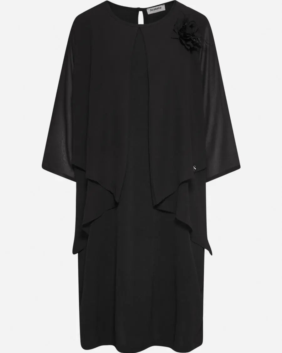 ABITO BASIC NERO DORABELLA PIU'