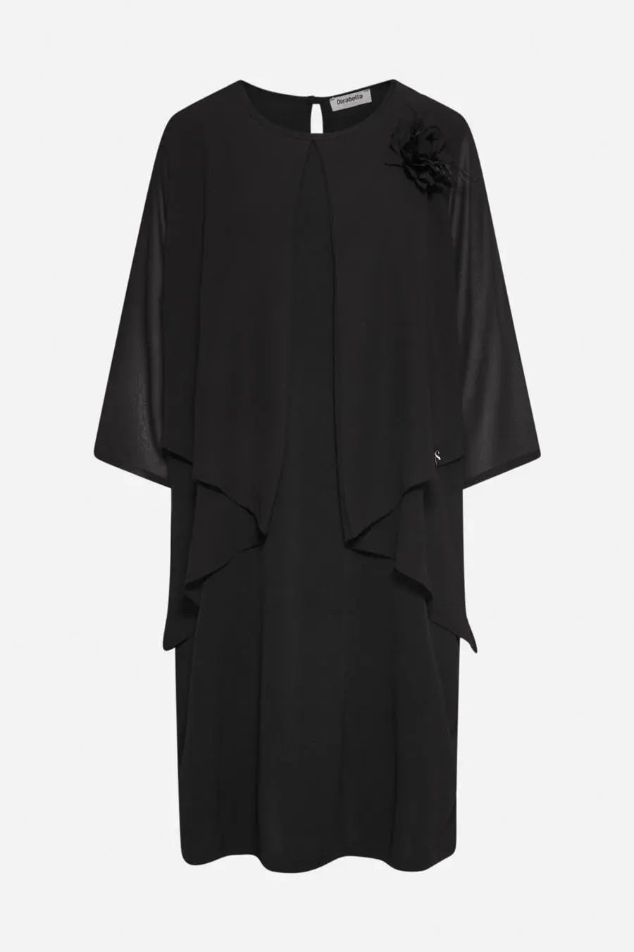 ABITO BASIC NERO DORABELLA PIU'