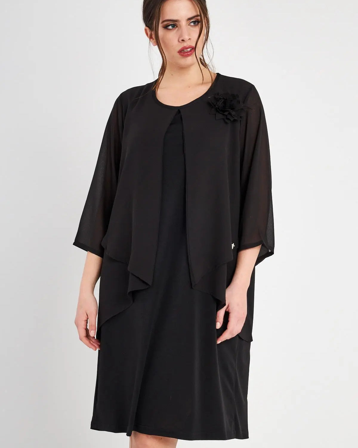 ABITO BASIC NERO DORABELLA PIU'