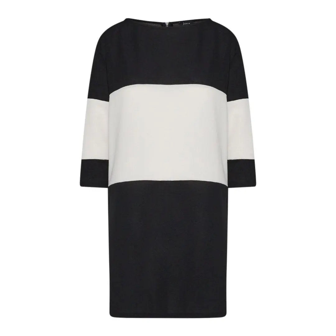 Abito bicolor NERO-BEIGE IRONICA XL