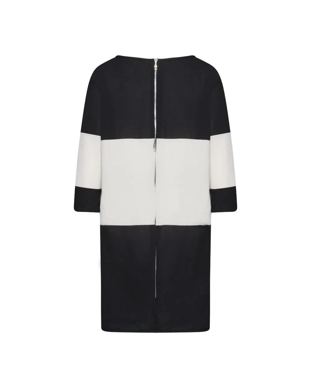 Abito bicolor NERO-BEIGE IRONICA