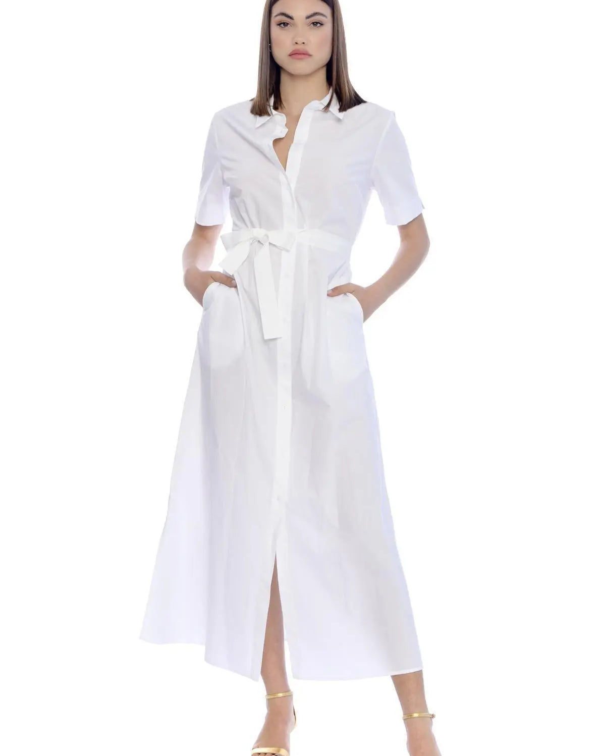 Abito chemisier BIANCO IRONICA