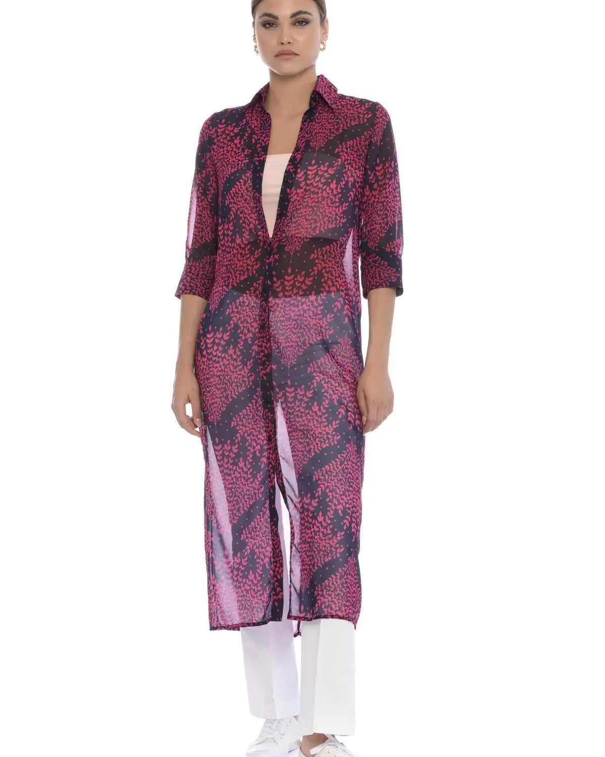 Abito chemisier BLU-MAGENTA IRONICA