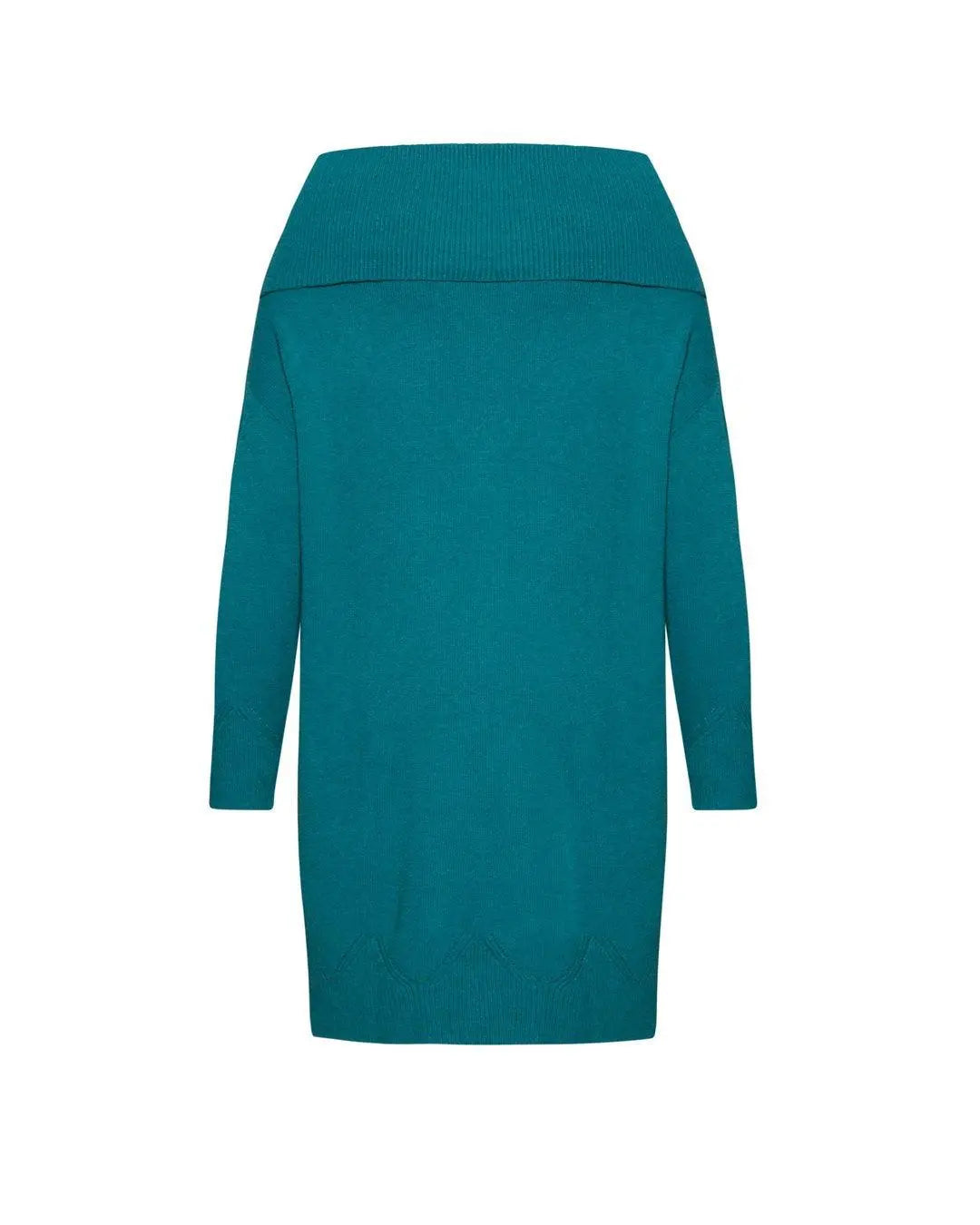 Abito con collone VERDE IRONICA