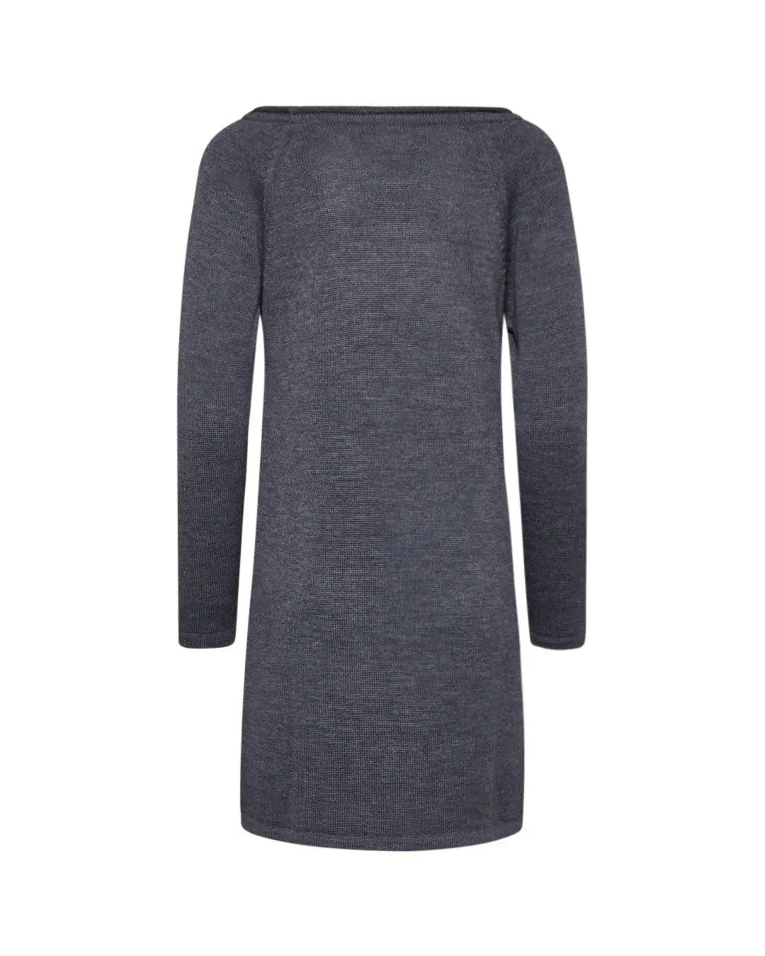 Abito con dettaglio fiori ANTRACITE IRONICA