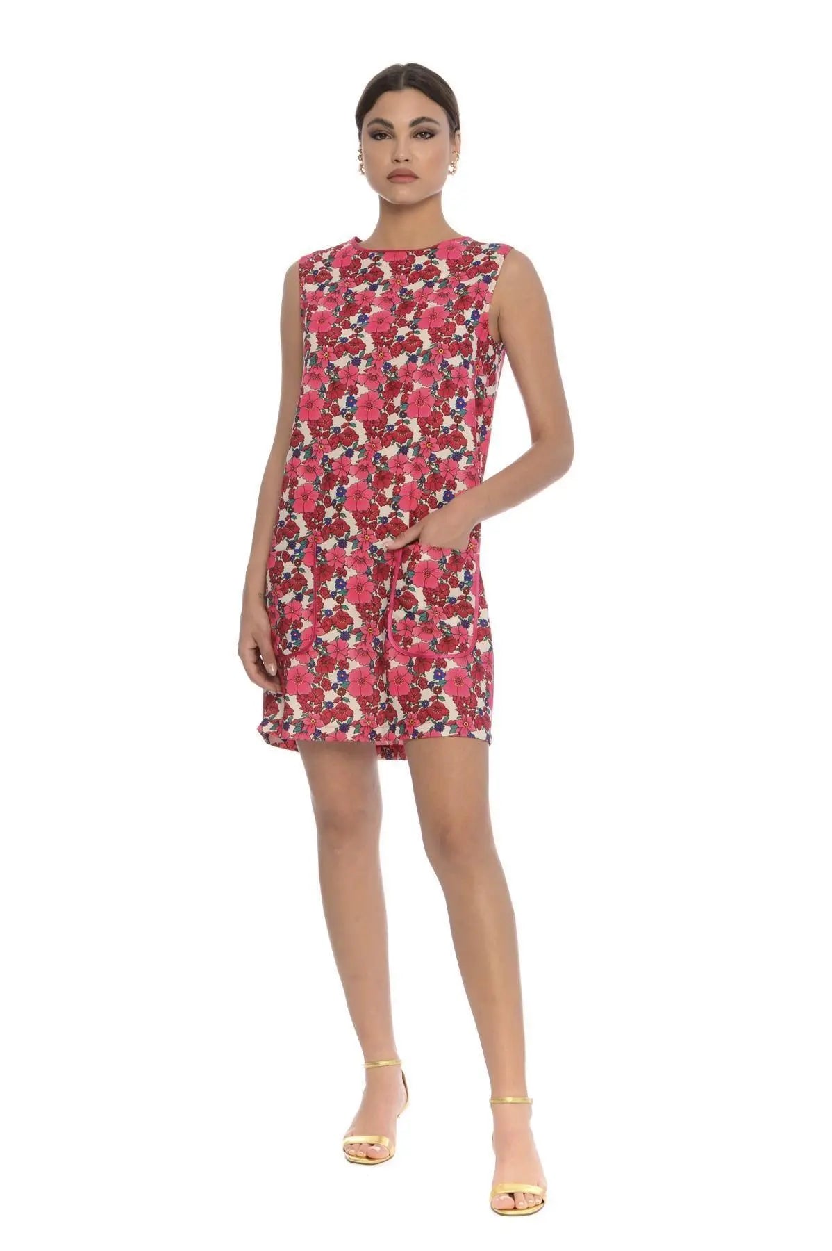 Abito con tasche MAGENTA IRONICA