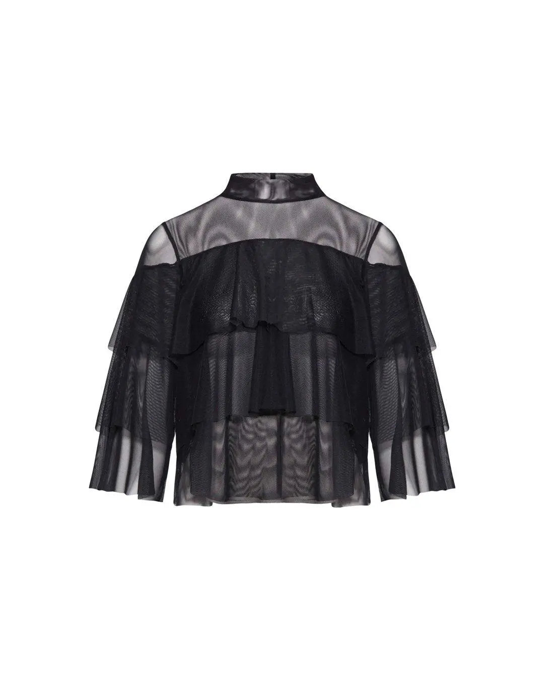 Abito con trasparenze NERO IRONICA