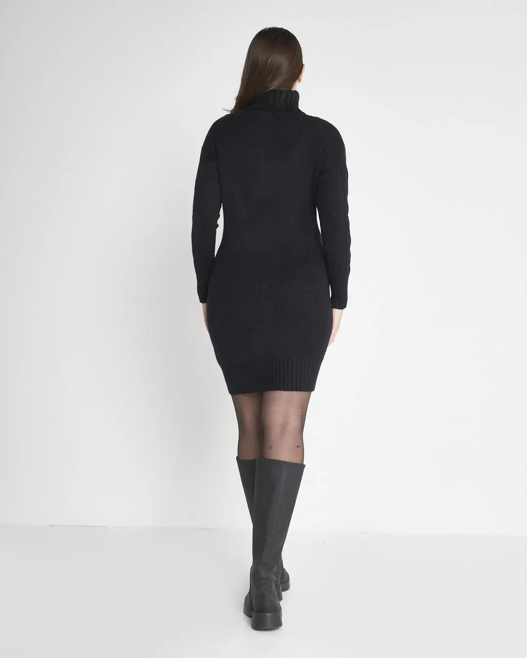 Abito dolcevita NERO DORABELLA