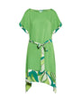 Abito fantasia cachemire VERDE MELA DORABELLA