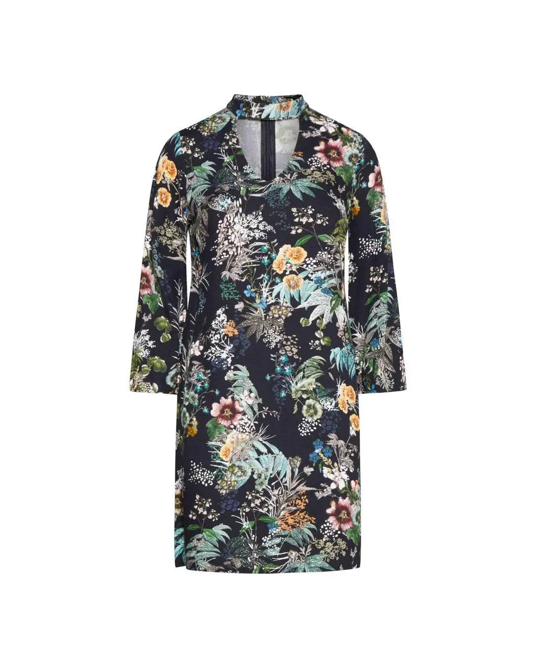 Abito fantasia floreale NERO IRONICA