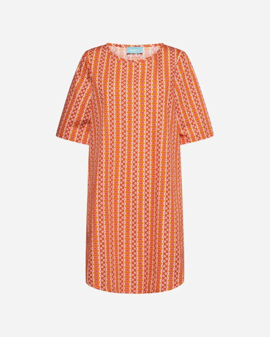 Abito fantasia in cotone ARANCIO DORABELLA XXL