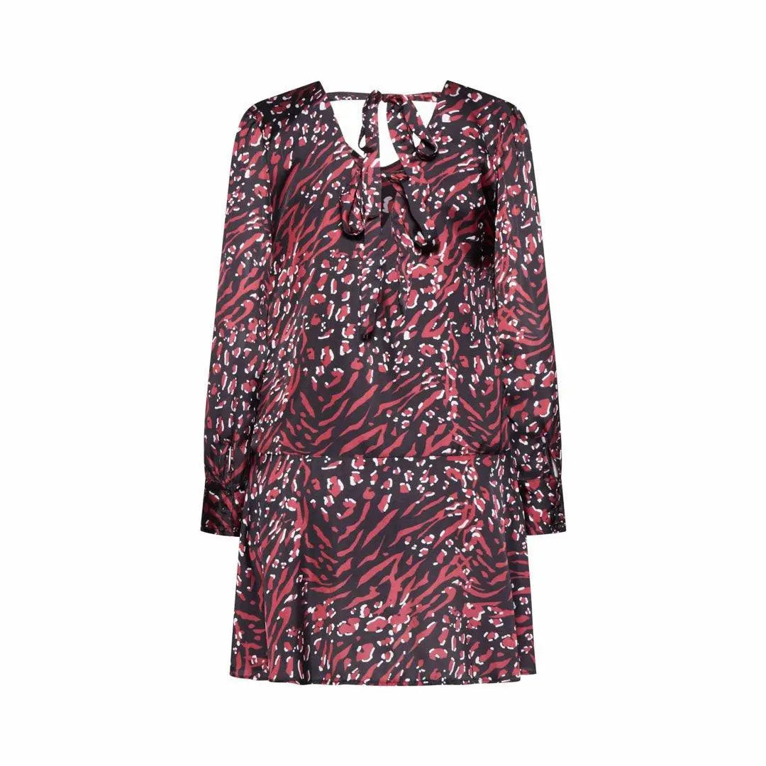 Abito fantasia maculata BORD-NERO IRONICA