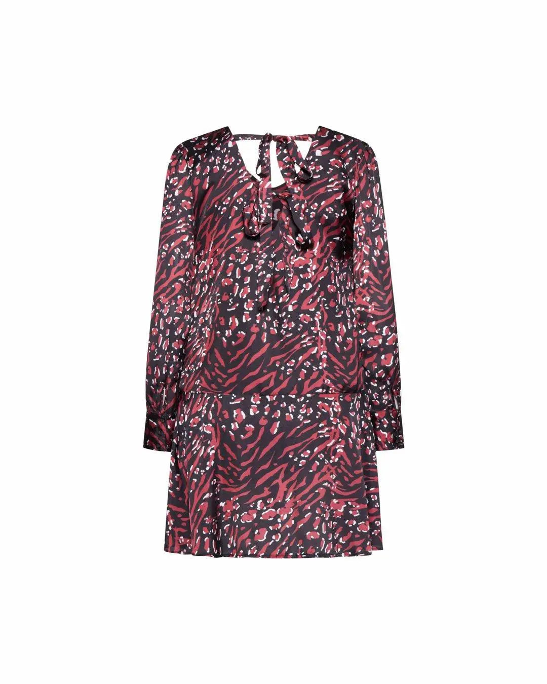 Abito fantasia maculata BORD-NERO IRONICA