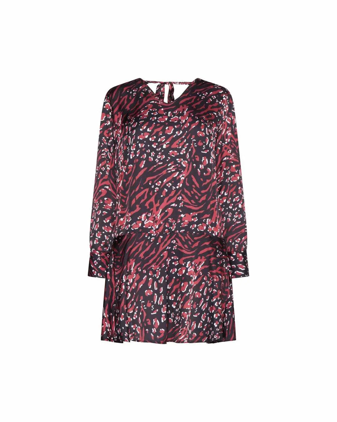 Abito fantasia maculata BORD-NERO IRONICA