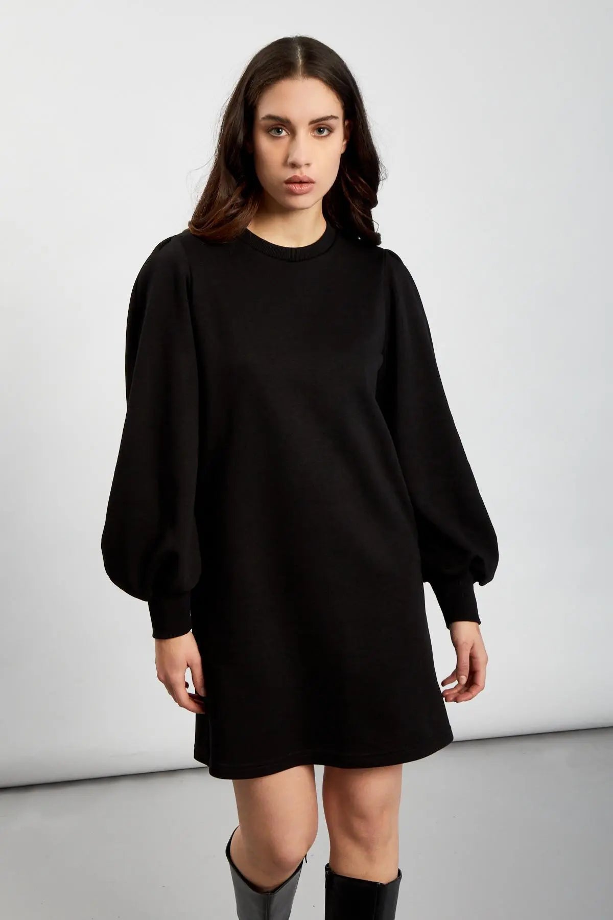 Abito felpa NERO IRONICA