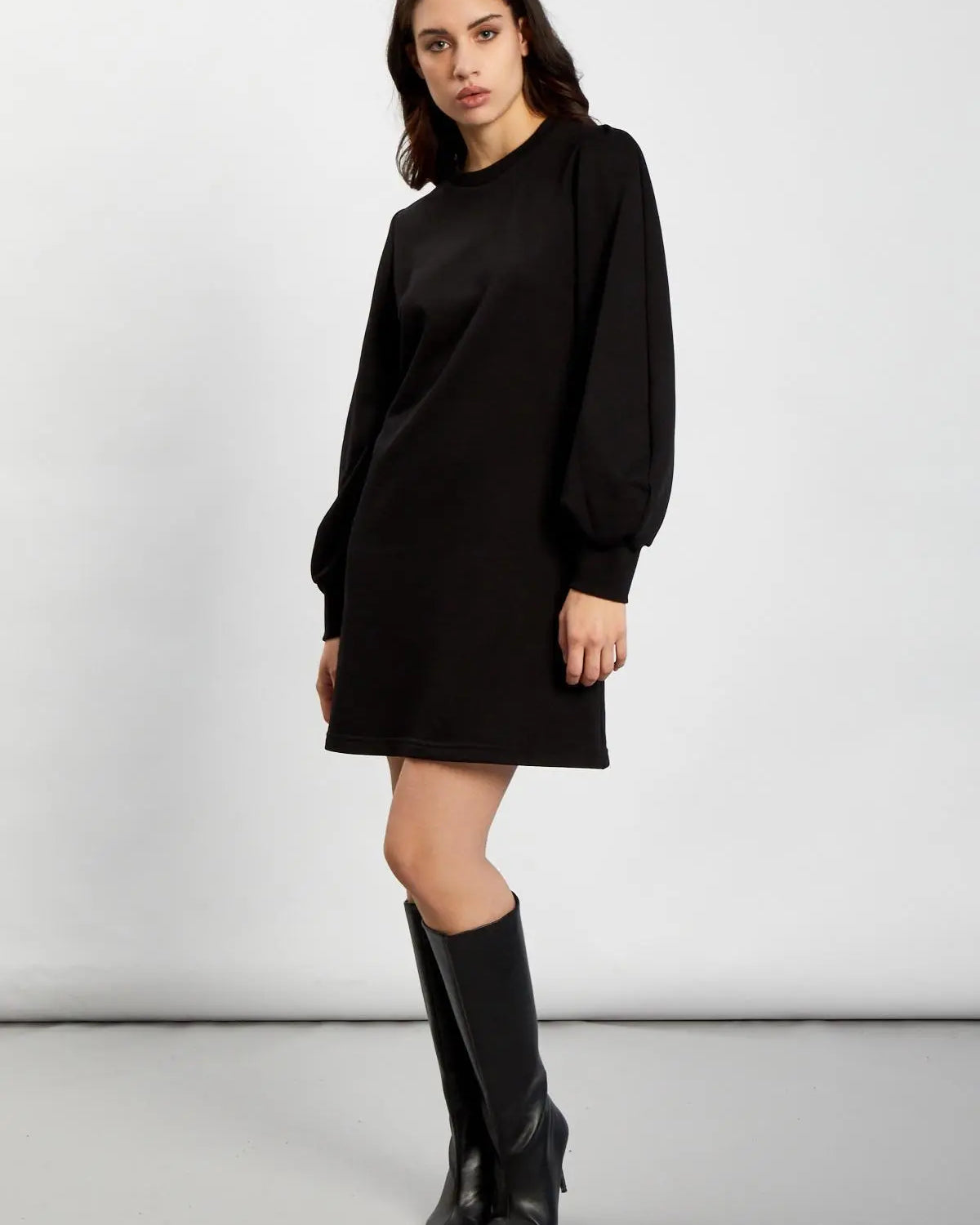 Abito felpa NERO IRONICA