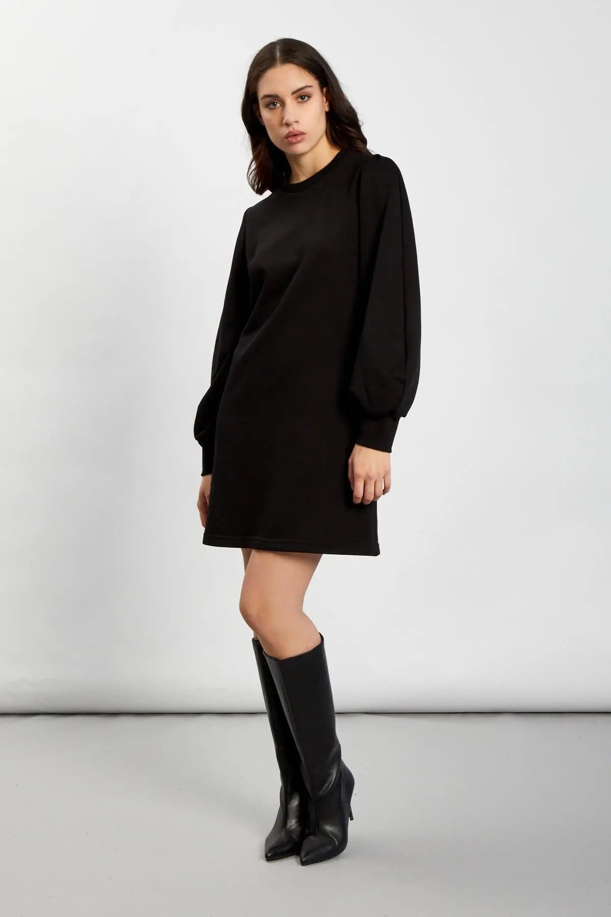 Abito felpa NERO IRONICA