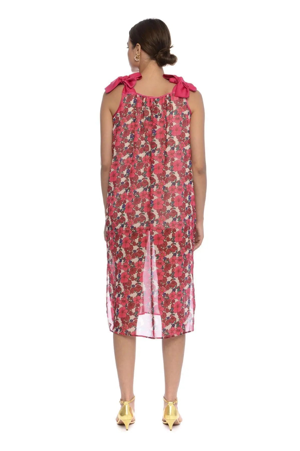 Abito fiocco MAGENTA IRONICA