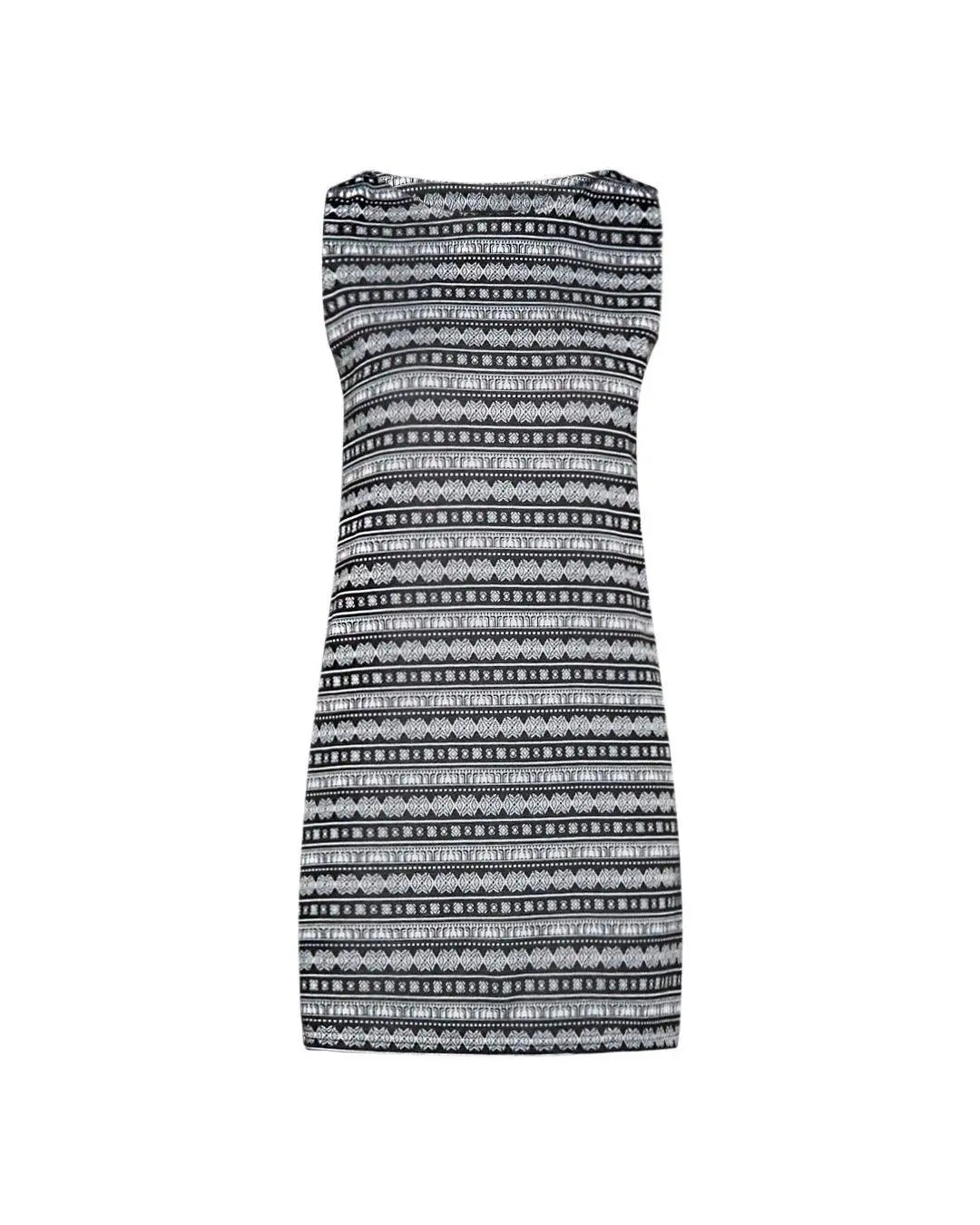 Abito in fantasia geometric GRIGIO IRONICA XL