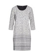 Abito in maglia BIANCO-NERO IRONICA