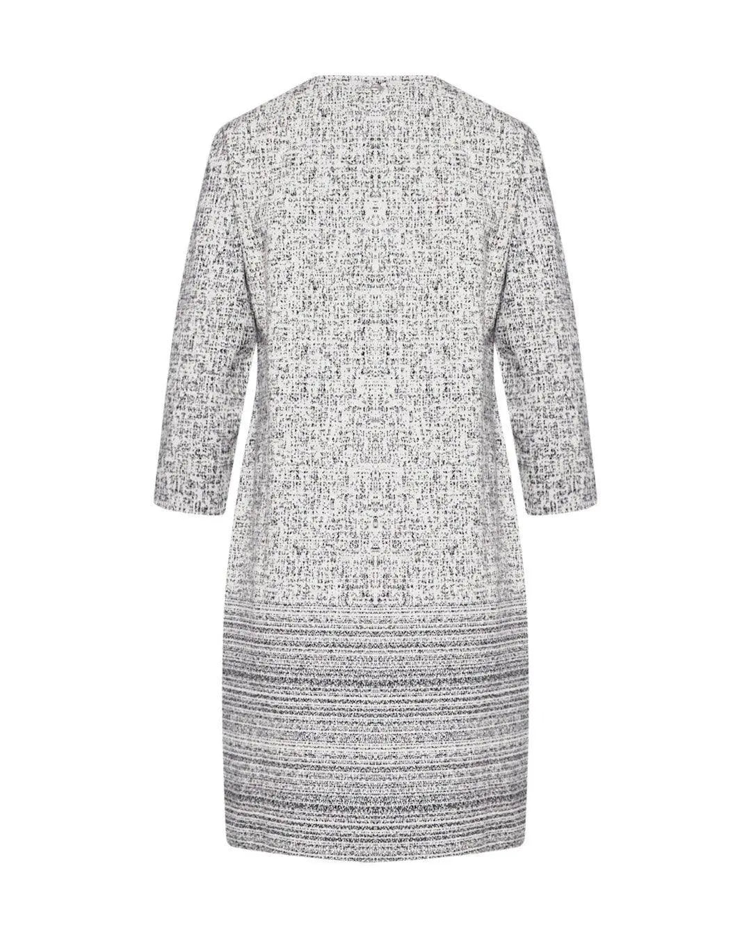 Abito in maglia BIANCO-NERO IRONICA