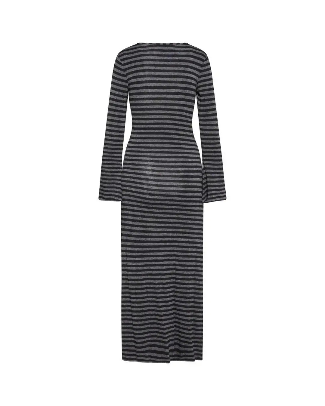 Abito in maglia righe ANTRACITE-NERO IRONICA