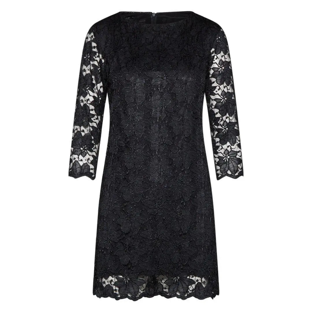 Abito in pizzo NERO IRONICA