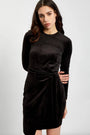 Abito in velluto NERO IRONICA