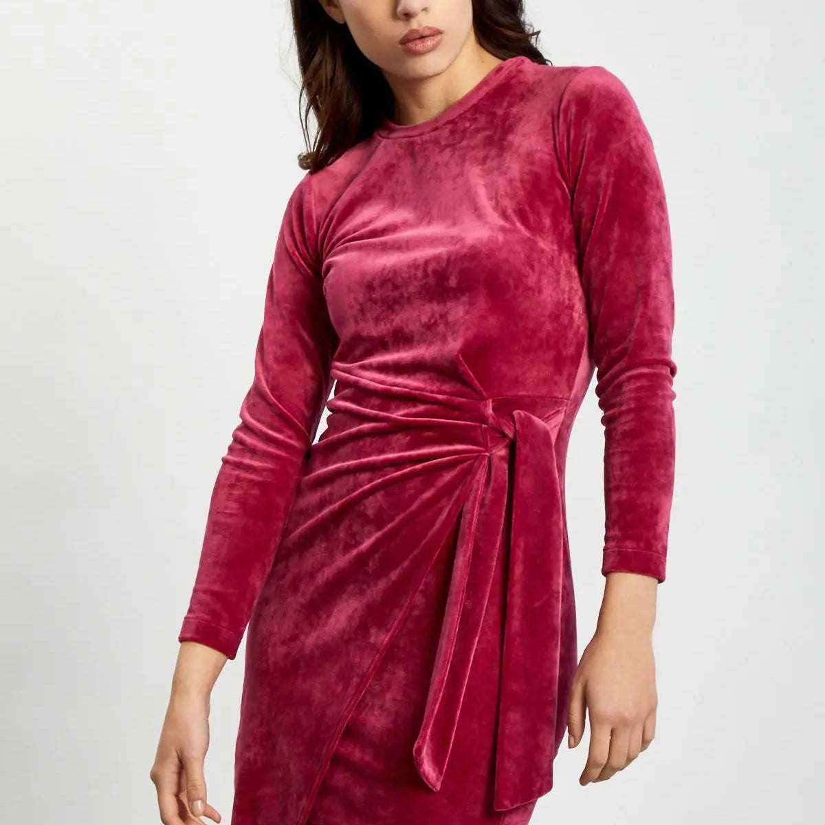 Abito in velluto VINO IRONICA