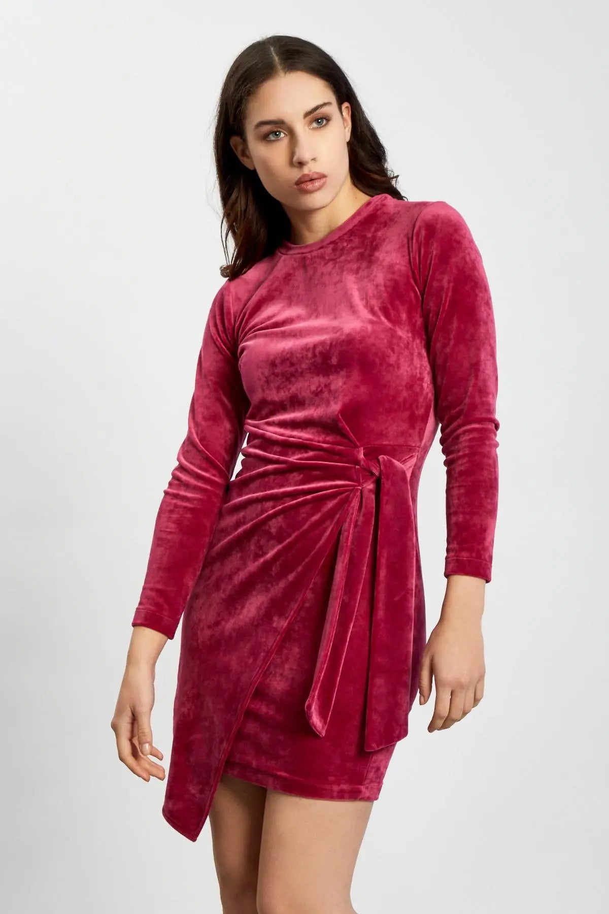 Abito in velluto VINO IRONICA
