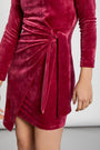 Abito in velluto VINO IRONICA