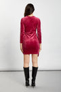 Abito in velluto VINO IRONICA