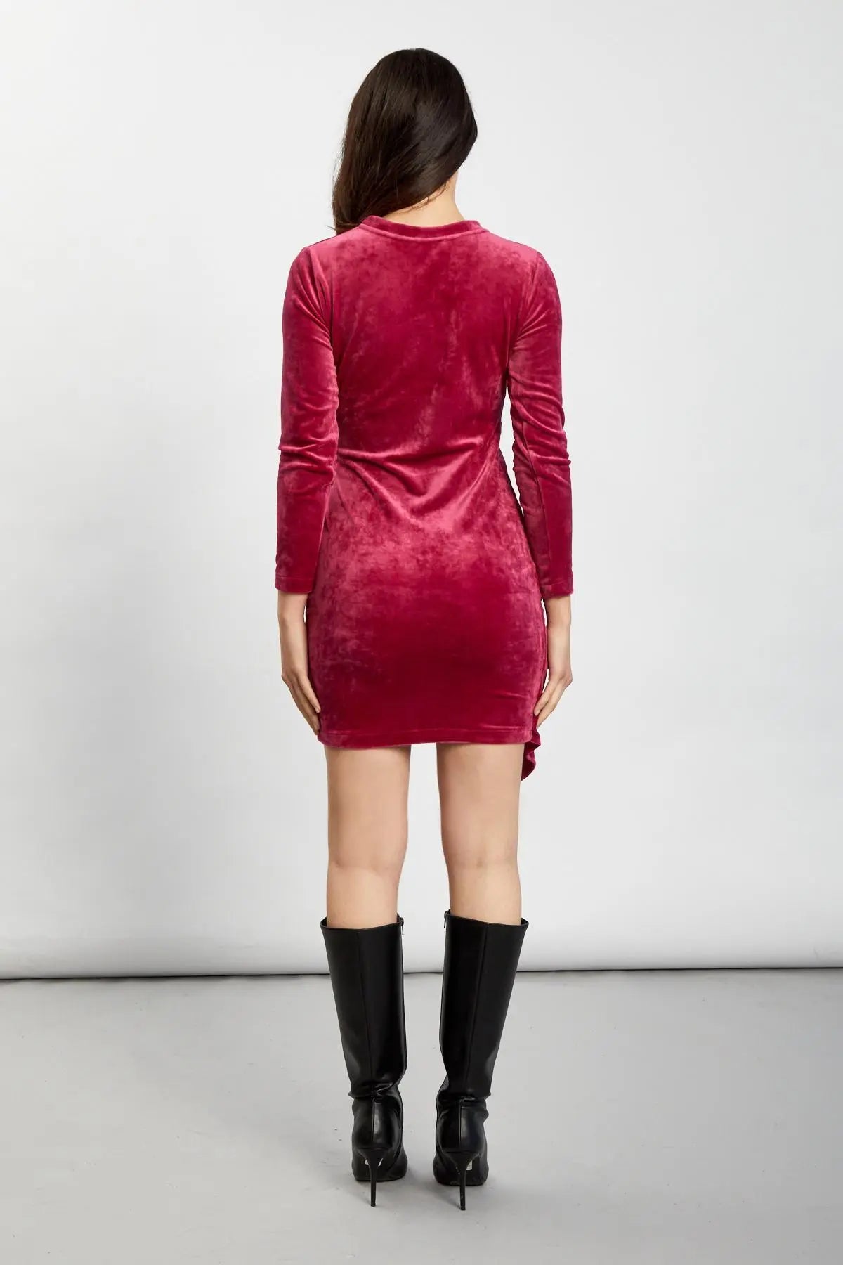 Abito in velluto VINO IRONICA