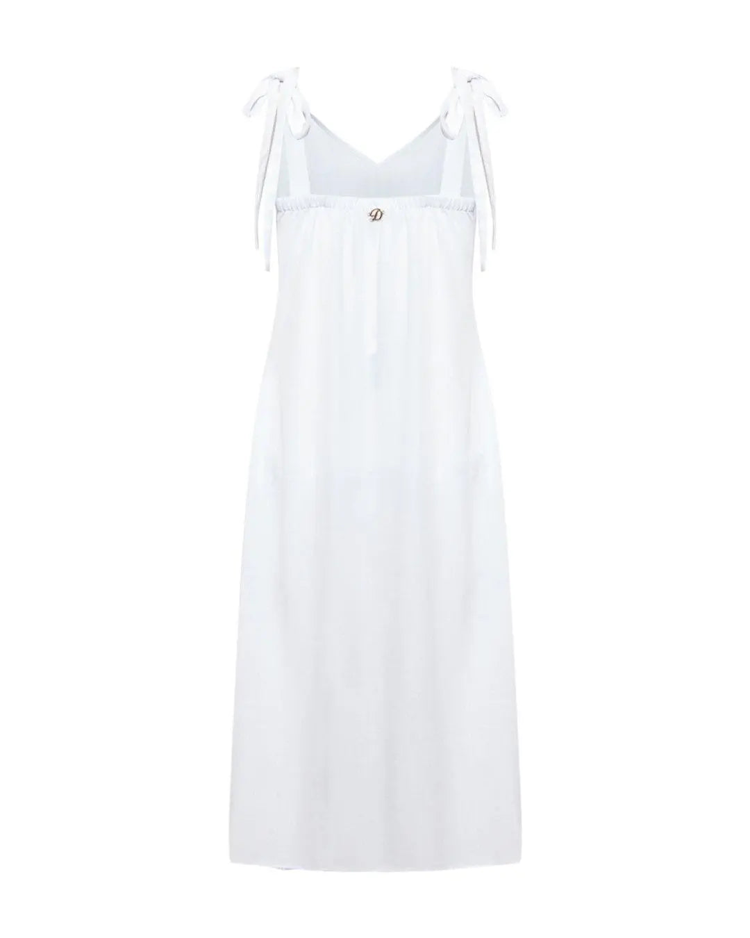 Abito lungo con bretelle regolabili BIANCO DORABELLA