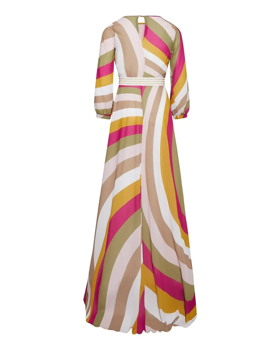 Abito lungo fantasia MULTICOLOR IRONICA