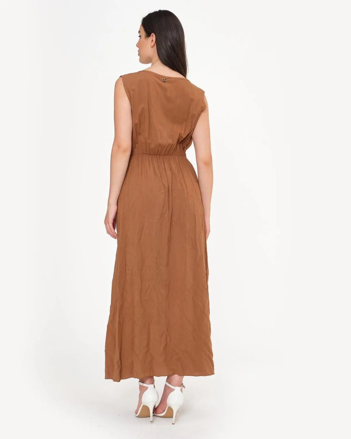 Abito lungo unito TABACCO DORABELLA