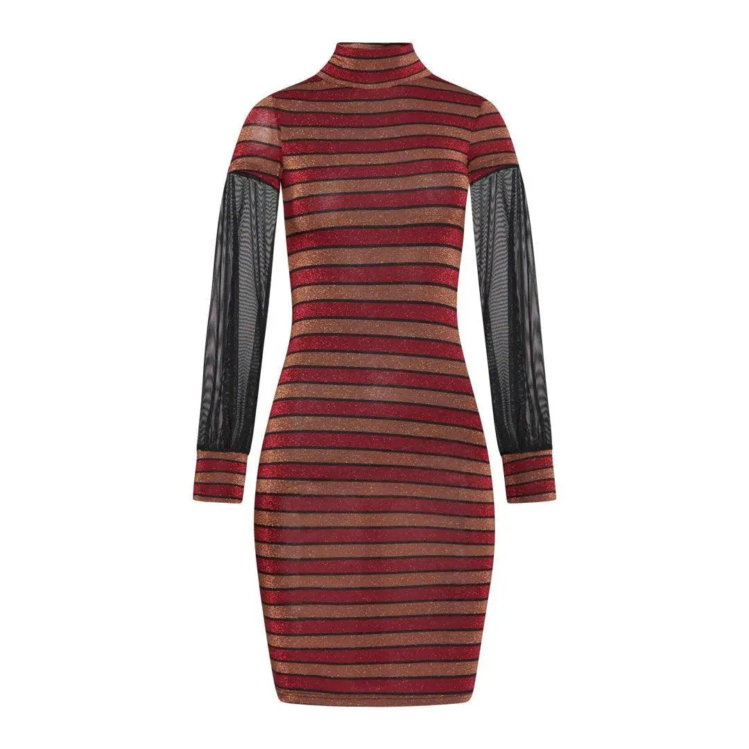 Abito lupetto tulle INDIA-TABACCO IRONICA