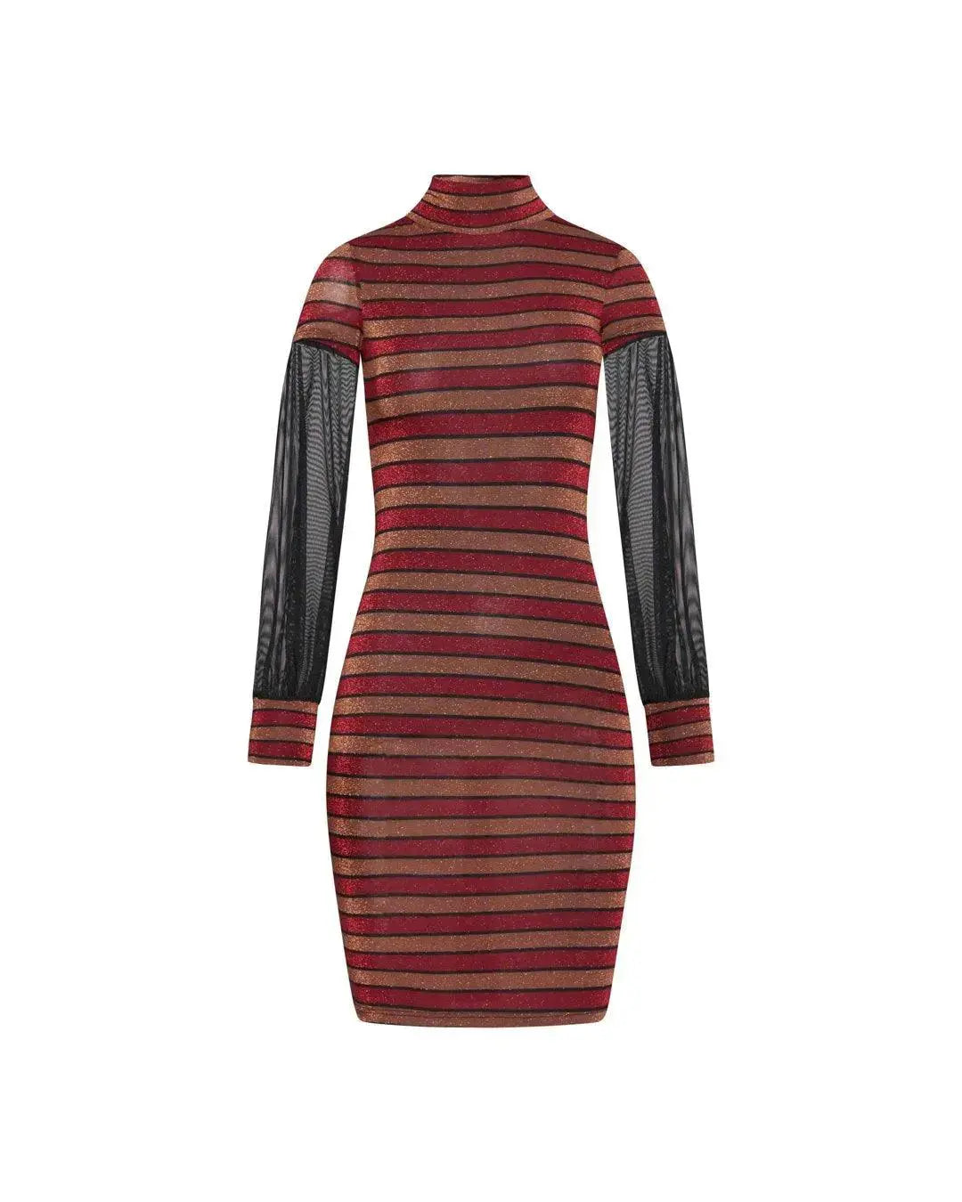 Abito lupetto tulle INDIA-TABACCO IRONICA