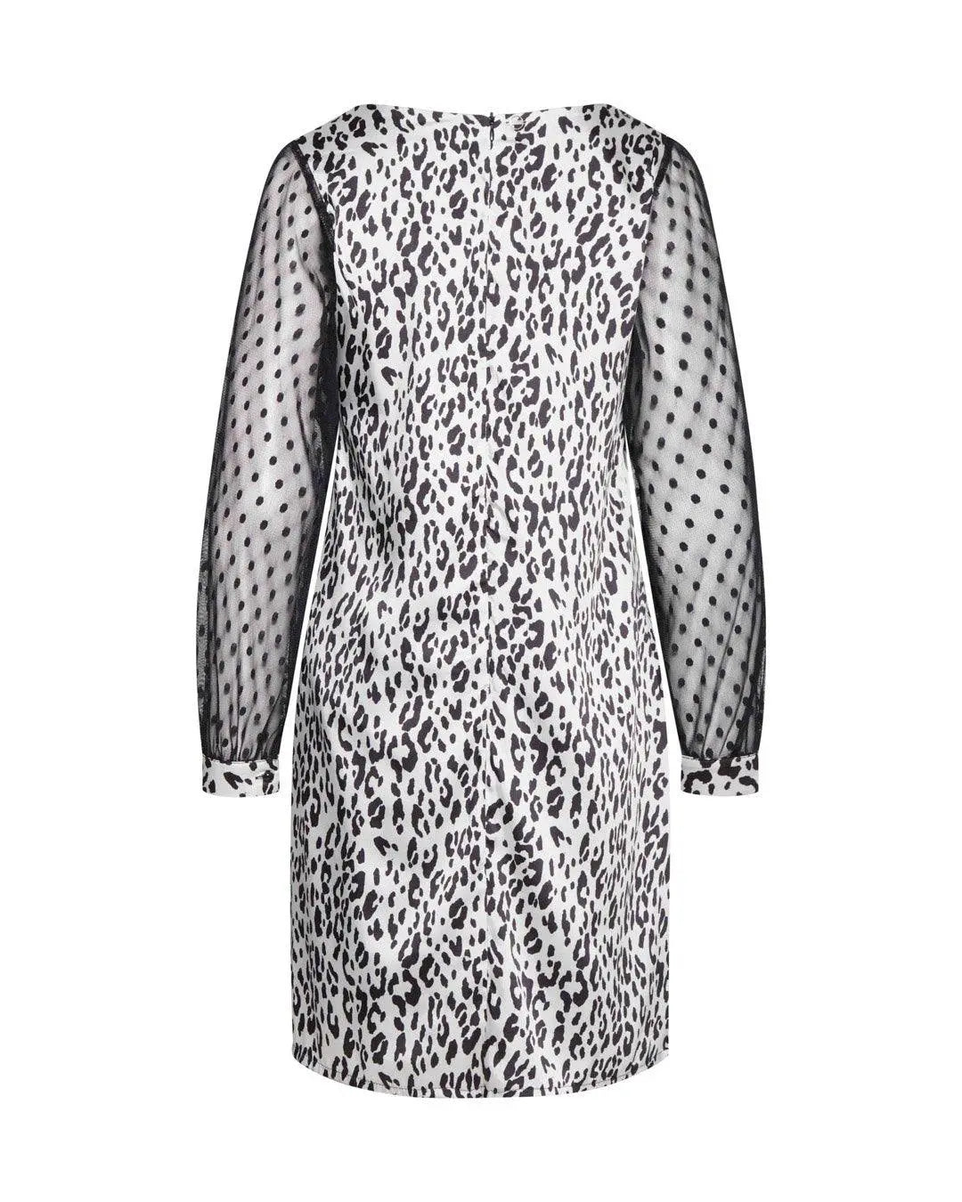 Abito maculato BEIGE-NERO IRONICA