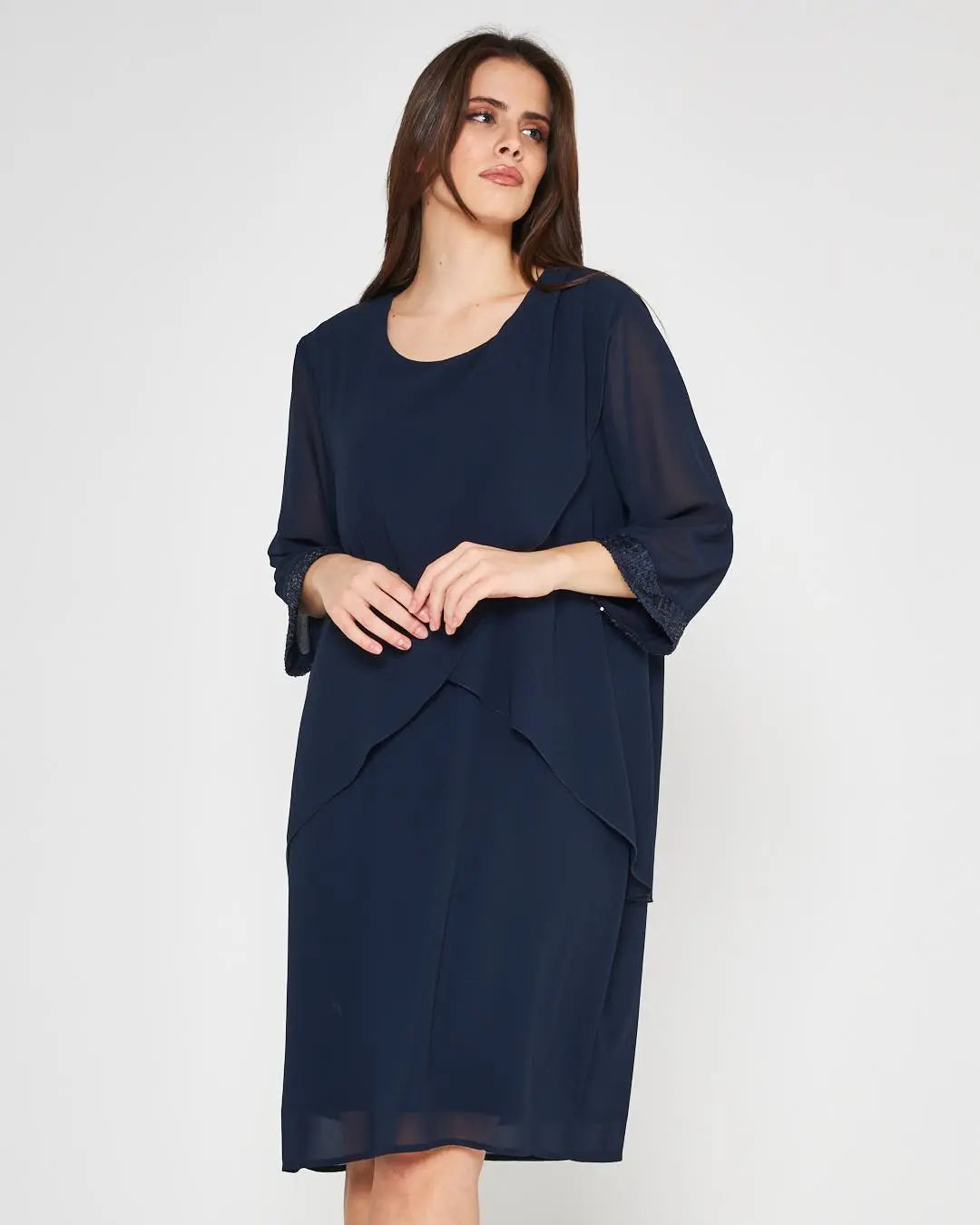 Abito paillettes Blu DORABELLA COUTURE PIÙ 49