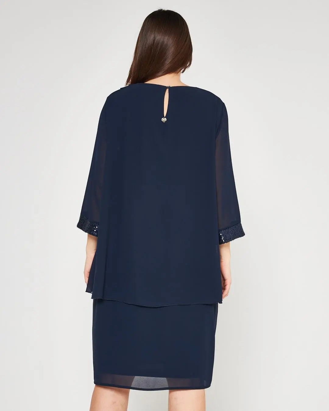 Abito paillettes Blu DORABELLA COUTURE PIÙ