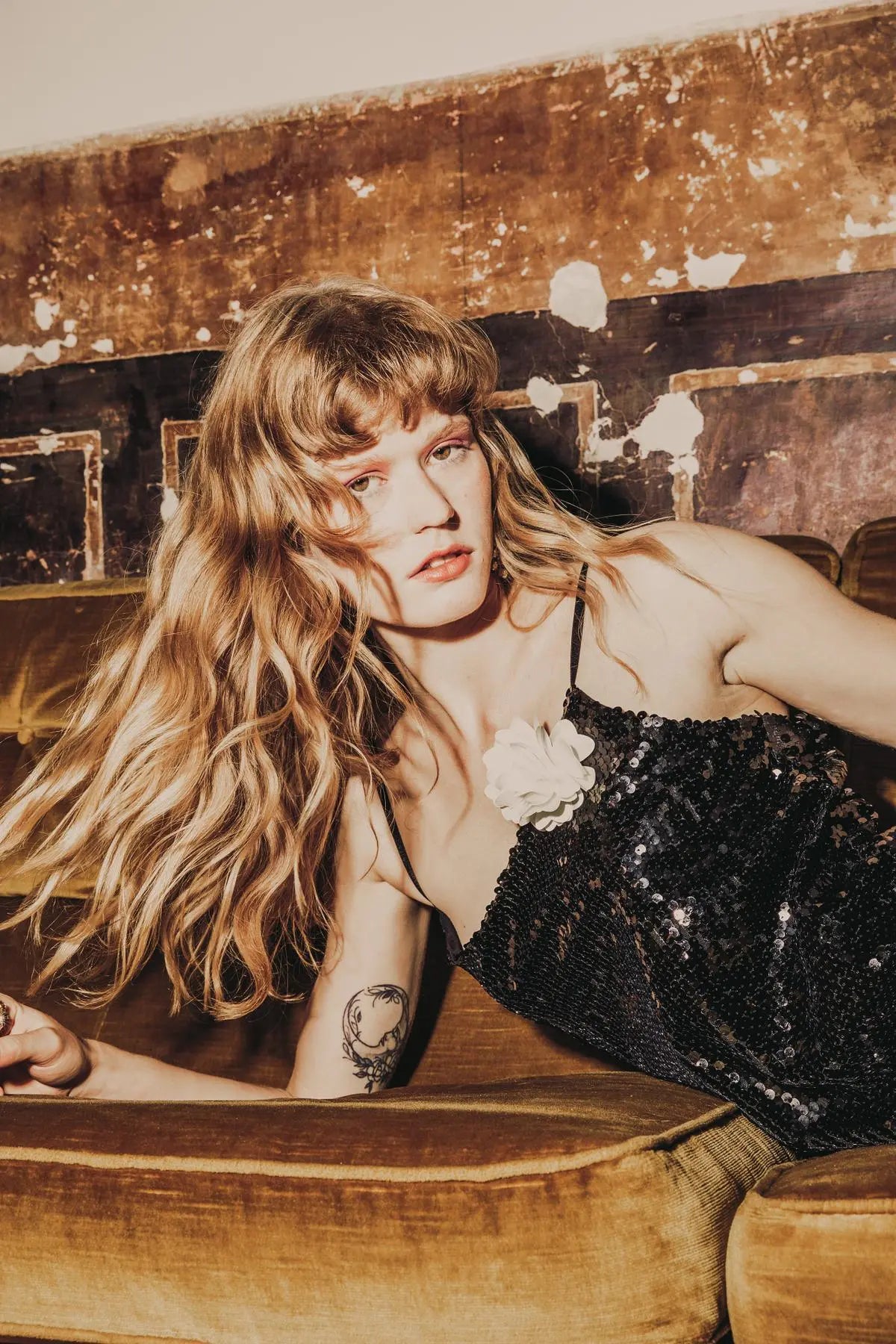 Abito paillettes NERO IRONICA