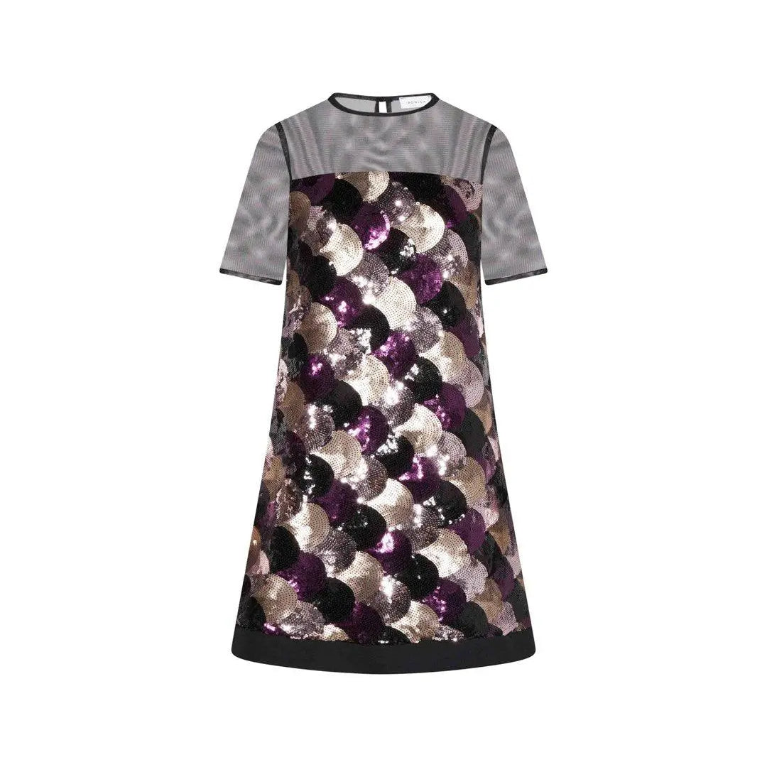Abito paillettes NERO IRONICA