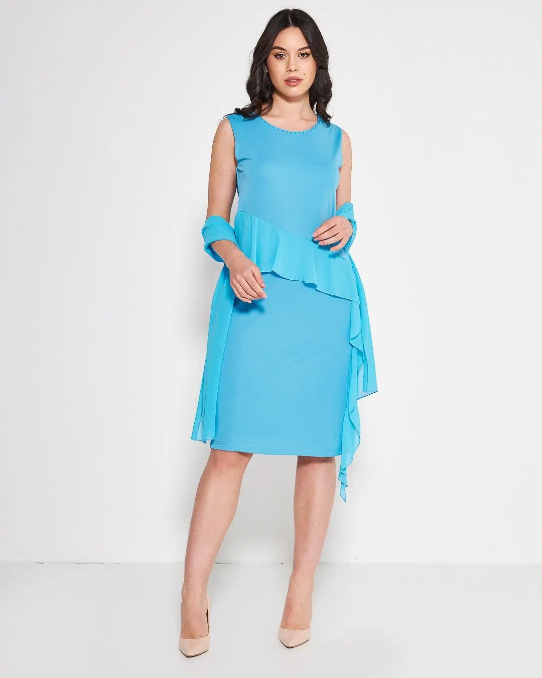 Abito perlina Celeste DORABELLA COUTURE XXL