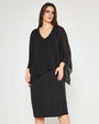 Abito perlina NERO DORABELLA COUTURE PIÙ 49