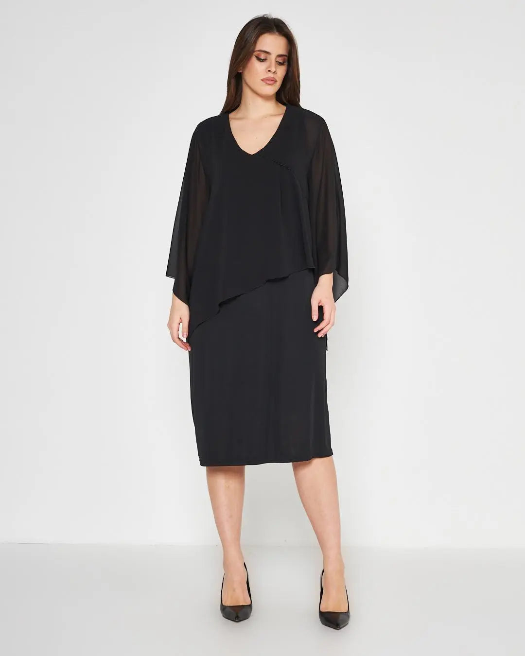 Abito perlina NERO DORABELLA COUTURE PIÙ